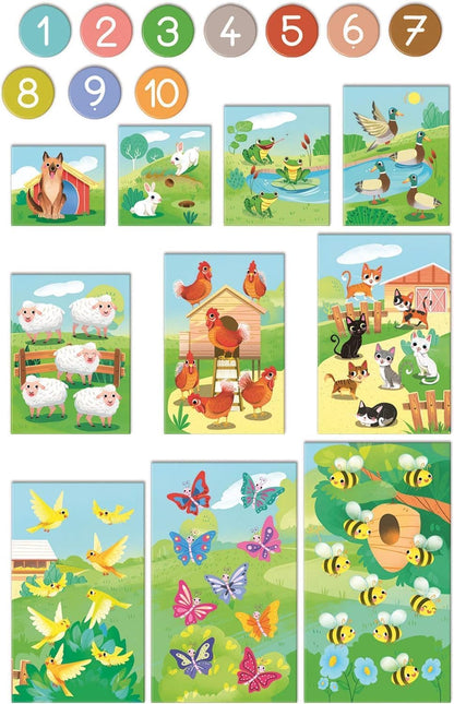 NUMBERS FROM 1 TO 10 (FRENCH)