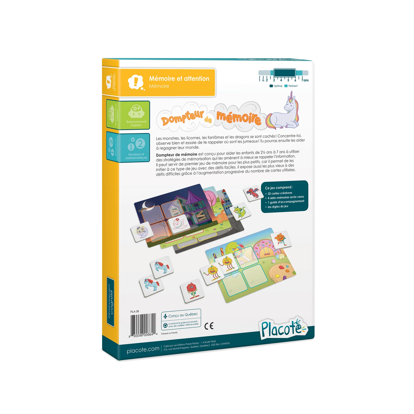 LE DOMPTEUR DE MÉMOIRE MEMORY GAME (FR ONLY)