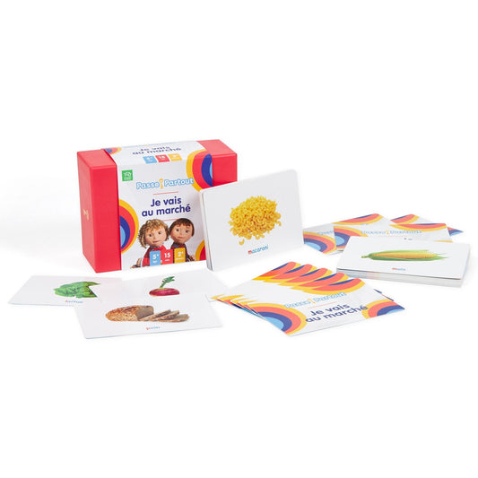 MEMORY GAME I'M GOING TO THE MARKET "PASSE-PARTOUT"