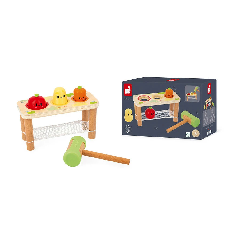 JEU TAP TAP LÉGUMES EN BOIS