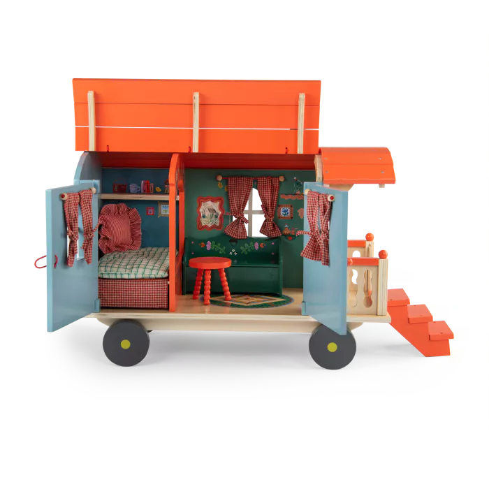 LA ROULOTTE EN BOIS "LES MINOUCHKAS"