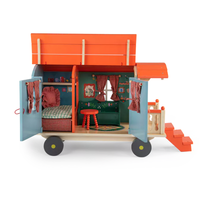 LA ROULOTTE EN BOIS "LES MINOUCHKAS"