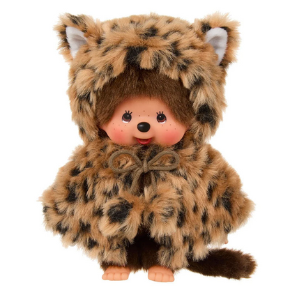 MONCHHICHI MANTEAU À CAPUCHON LÉOPARD