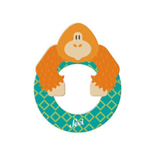 LETTRE O EN BOIS (ORANG-OUTAN)