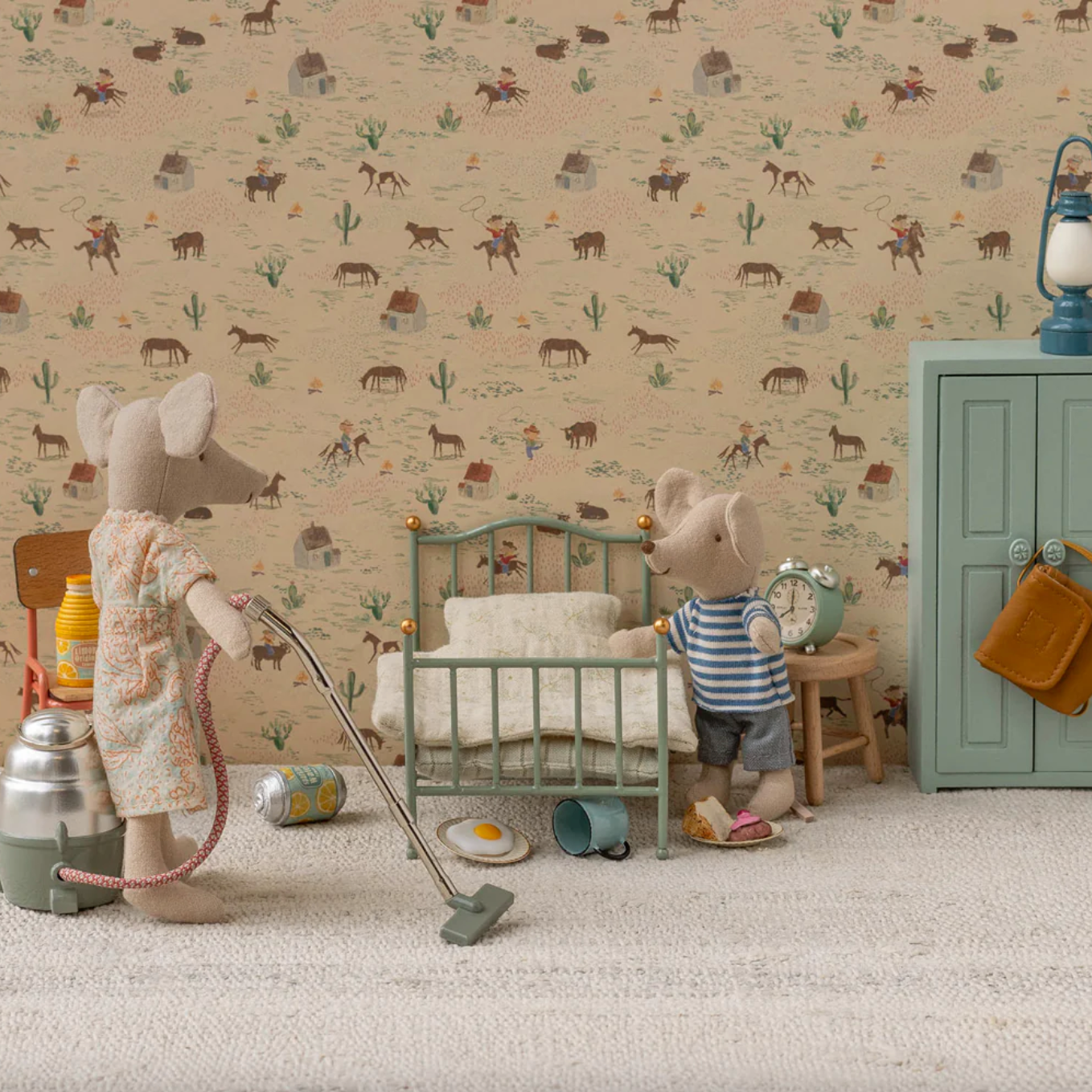 SINGLE BED FOR MOUSE MINT