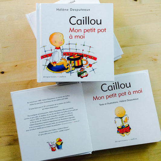 LIVRE CAILLOU MON PETIT POT À MOI
