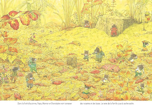 LIVRE LA FÊTE D'AUTOMNE DE LA FAMILLE SOURIS