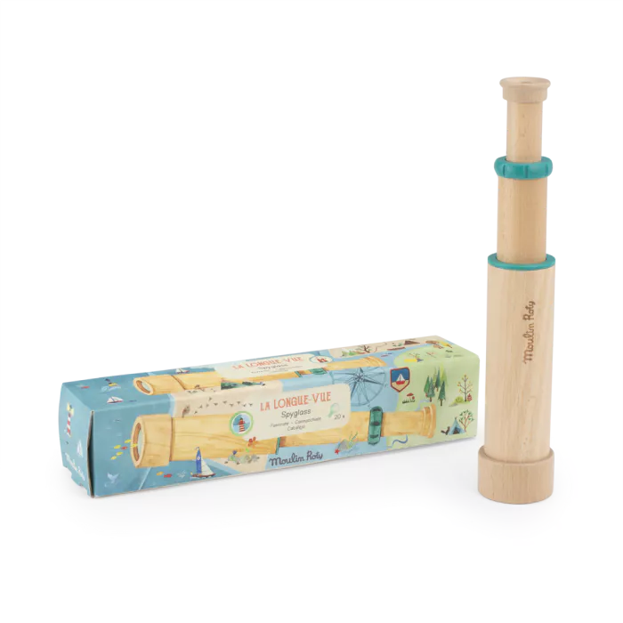 WOODEN SPYGLASS "LE JARDIN DU MOULIN"