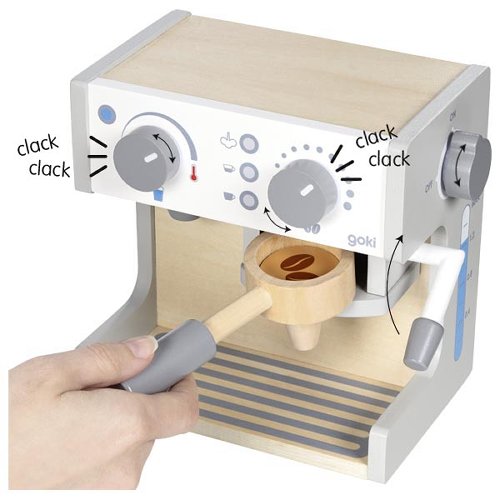 Wooden Toy Coffee and Tea Machine