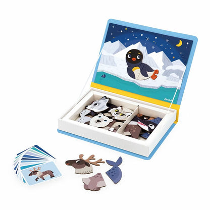 MAGNETI'BOOK POLAR ANIMALS, 30 MAGNETS