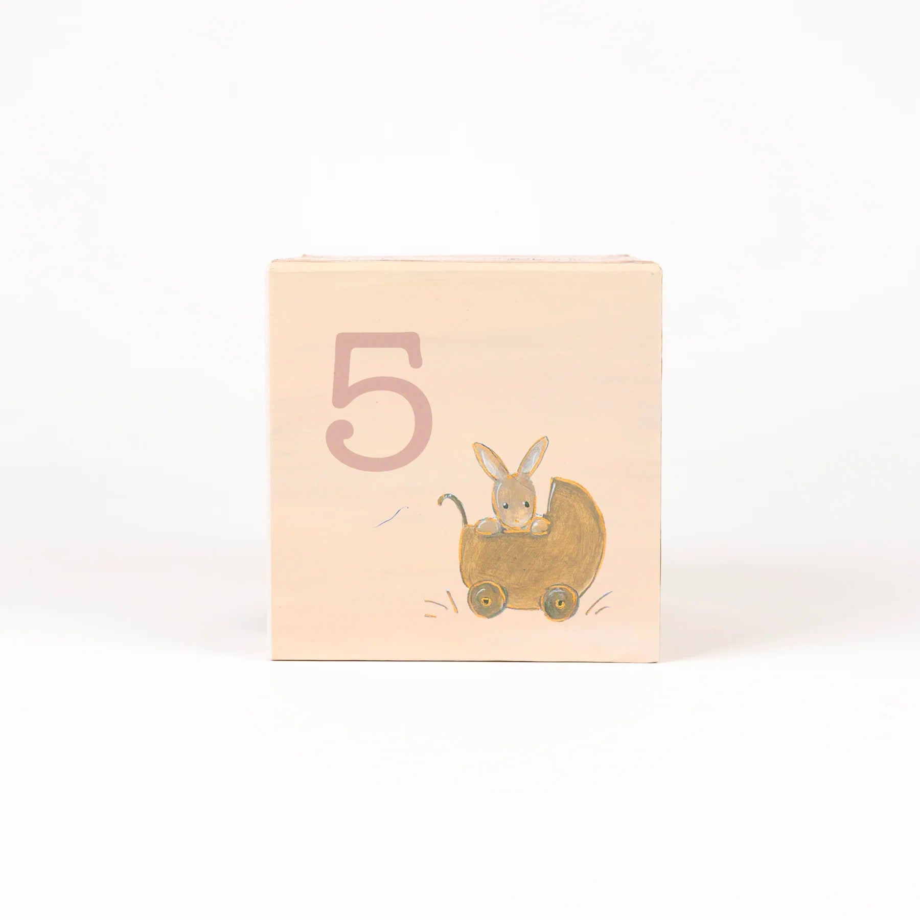 Jeu de cubes gigognes Lenny le lapin Egmont Toys encastrés pour un rangement compact et facile.