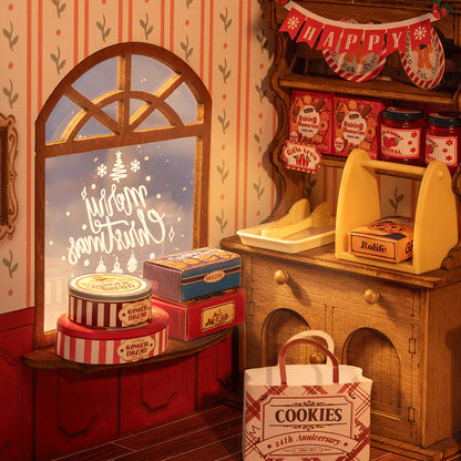 DIY MINIATURE GINGERBREAD HOUSE