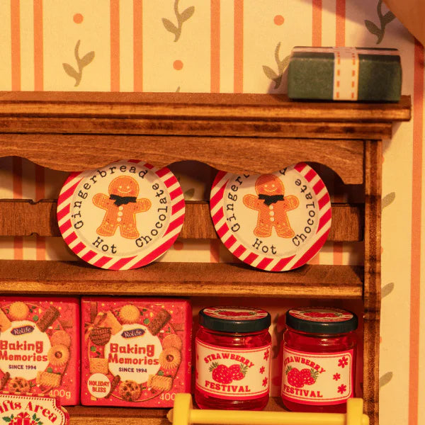 DIY MINIATURE GINGERBREAD HOUSE