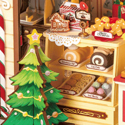 DIY MINIATURE GINGERBREAD HOUSE