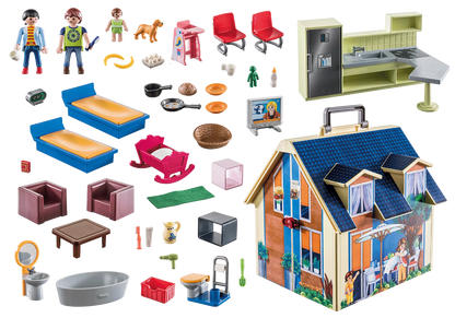 TAKE ALONG MODERN DOLL HOUSE