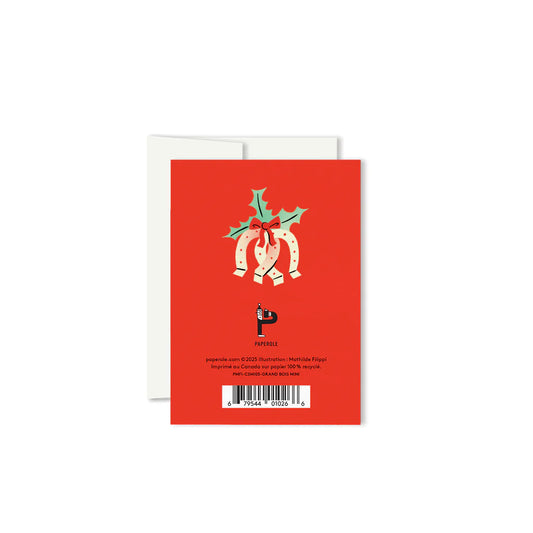 MINI CHRISTMAS CARD GRAND BOIS