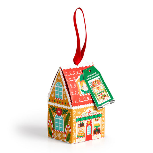 MINI PUZZLE ORNAMENT "SANTA'S BAKERY" 48 PIECES