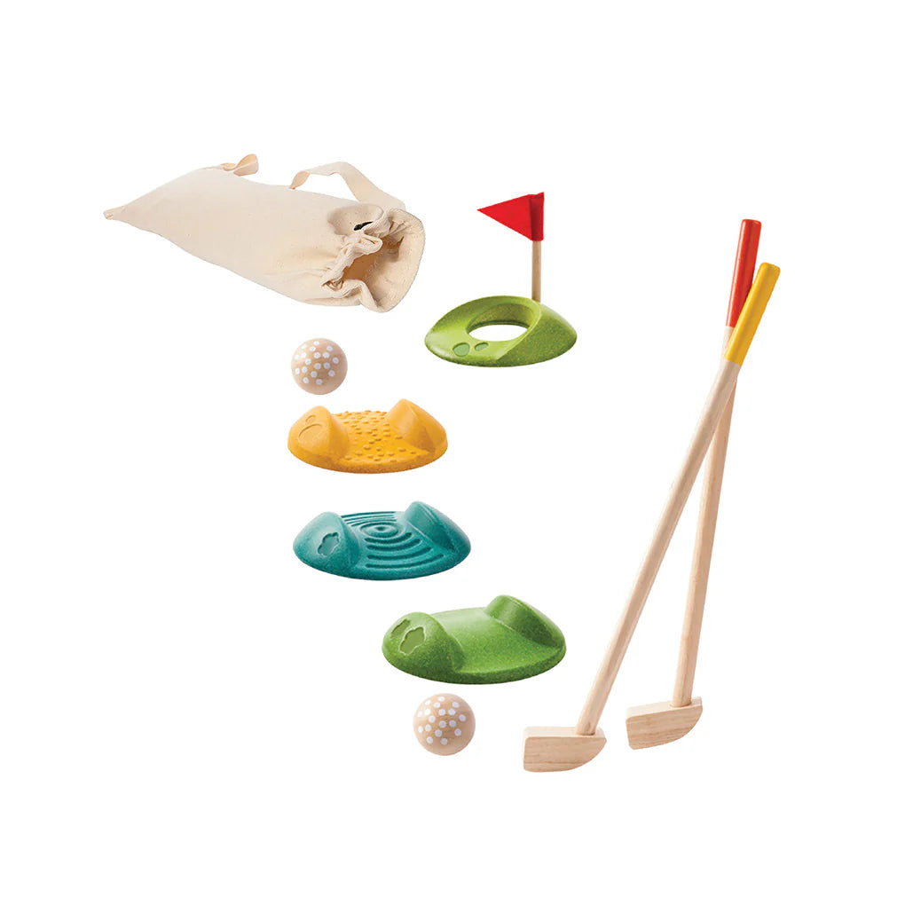 JEU DE MINI GOLF EN BOIS