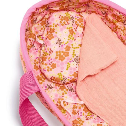 MINI BARBARA DOLL IN HER BASKET "POMEA"