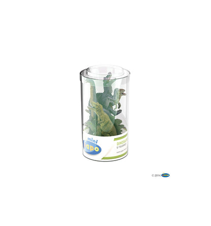 MINI TUBE OF 6 DINOSAUR FIGURINES