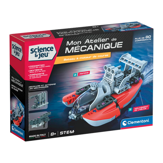 MON ATELIER DE MÉCANIQUE BATEAU À MOTEUR DE COURSE