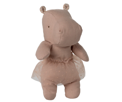 PELUCHE HIPPO ROSE AVEC TUTU