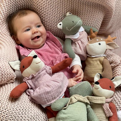 FANNY THE FOX RATTLE PLUSH TOY