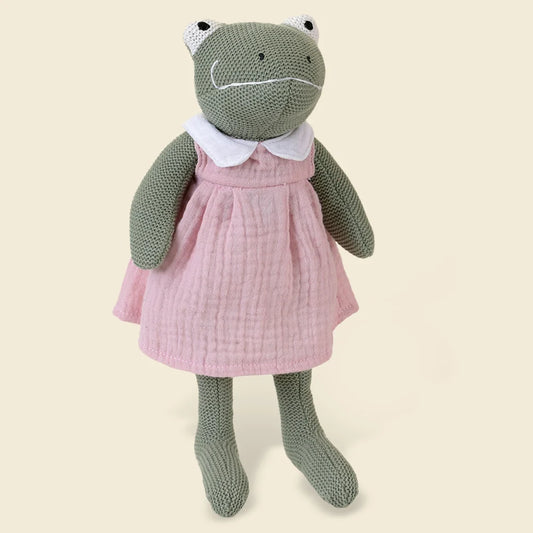 PELUCHE HOCHET PAULETTE LA GRENOUILLE