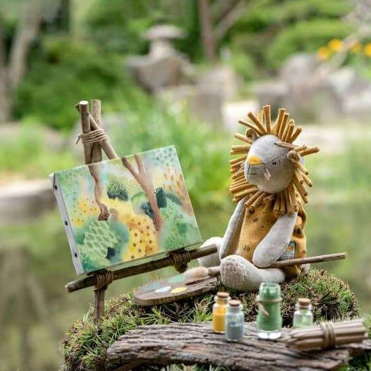 PELUCHE LION PAPRIKA "SOUS MON BAOBAB"