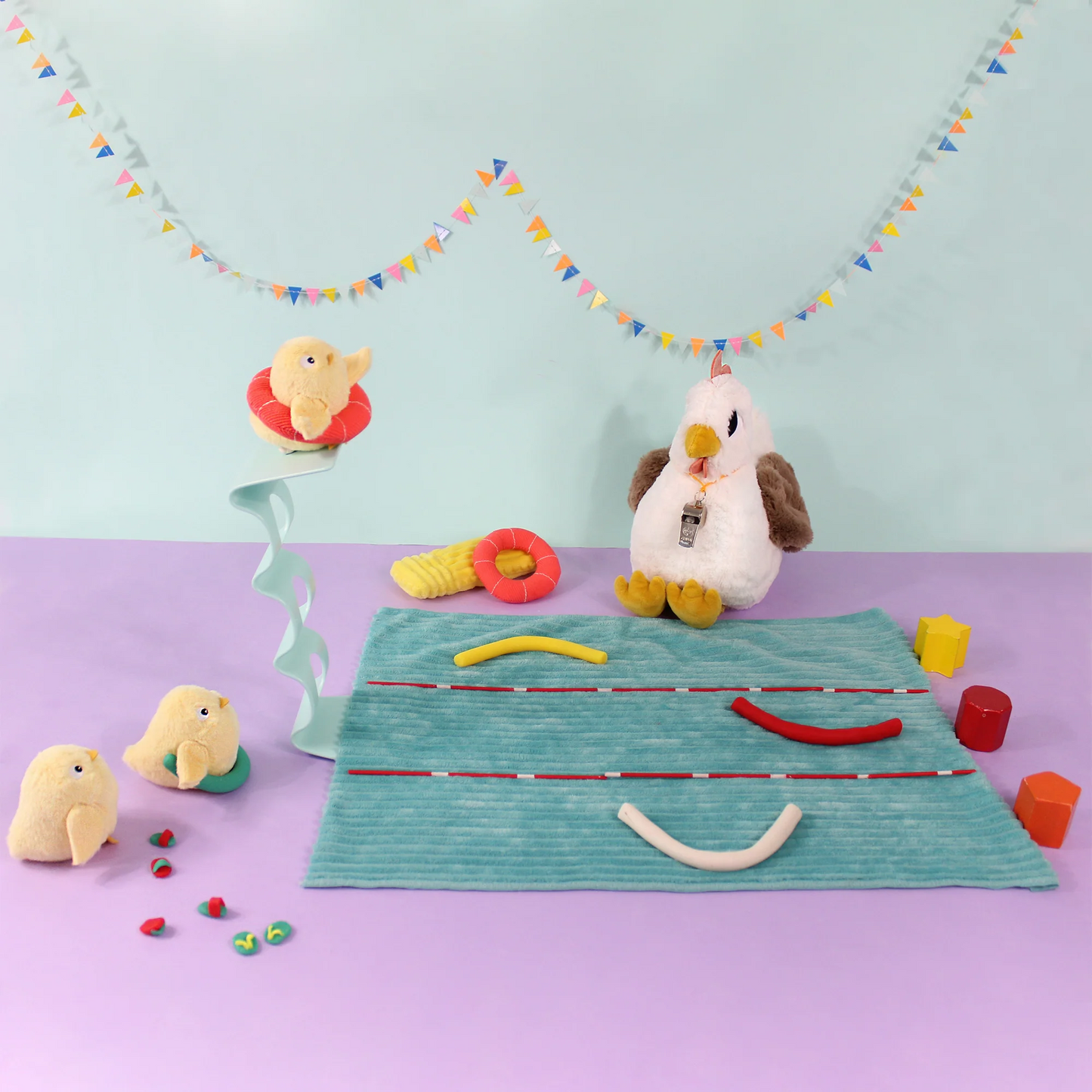 MOM-BABY PIOUPIOU WHITE HEN