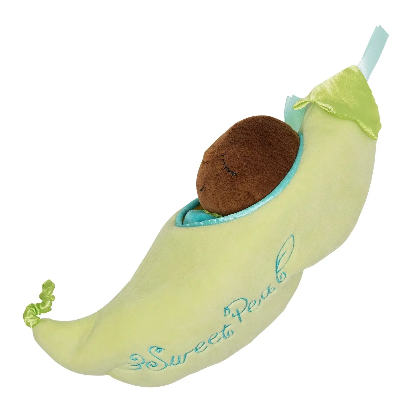 PLUSH “SNUGGLE PODS SWEET PEA BROWN”