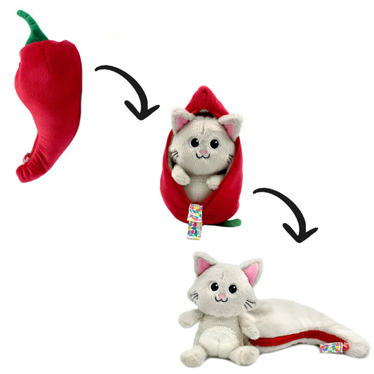 SPICET THE CAT/CHILI PEPPER PLUSH "FLIPETZ"