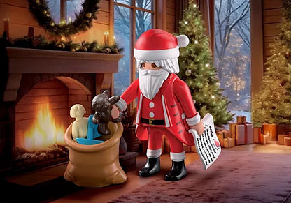 SANTA WITH WISH LIST