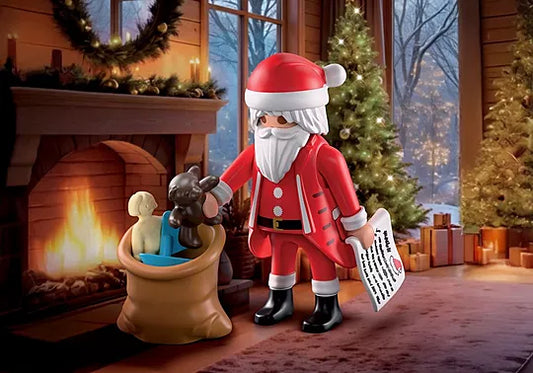 SANTA WITH WISH LIST