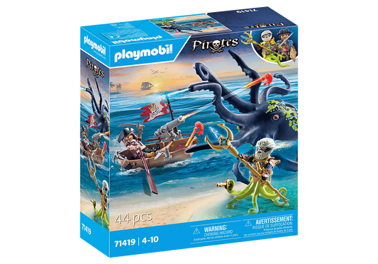 BATTLE AGAINST THE GIANT OCTOPUS "PIRATES"