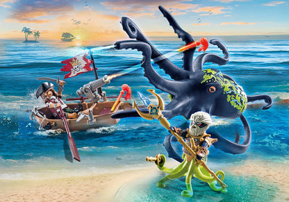 BATTLE AGAINST THE GIANT OCTOPUS "PIRATES"