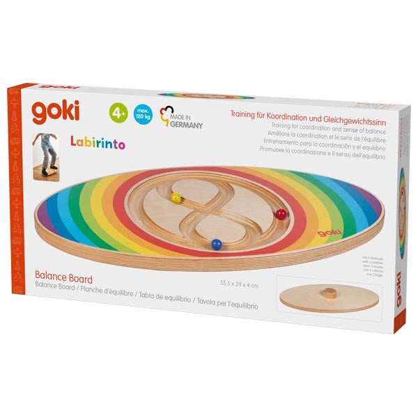 WOODEN BALANCE BOARD LABIRINTO
