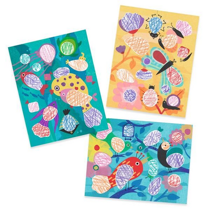 COLOR STOP FABULOUS STENCILS "BIRDIE & CO"