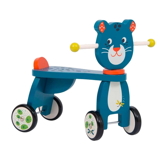 PANTHER WOODEN RIDE-ON "DANS LA JUNGLE"