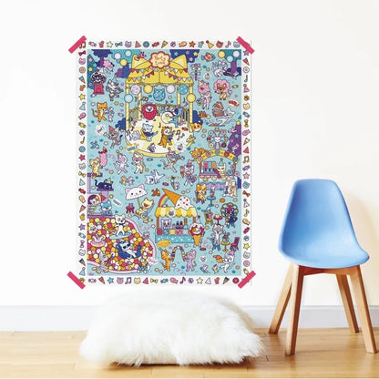 CREATIVE POSTER + 150 PARTY STICKERS