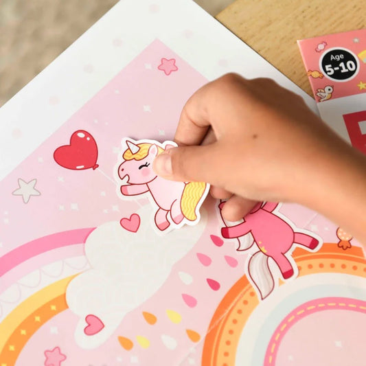 CREATIVE POSTER + 150 UNICORN STICKERS