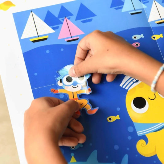 POSTER CRÉATIF "MER"