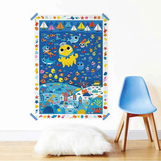 POSTER CRÉATIF "MER"