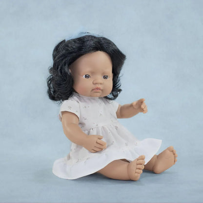 POUPÉE 38 CM CHEVEUX NOIR COURT "MES AMIES ET MOI"