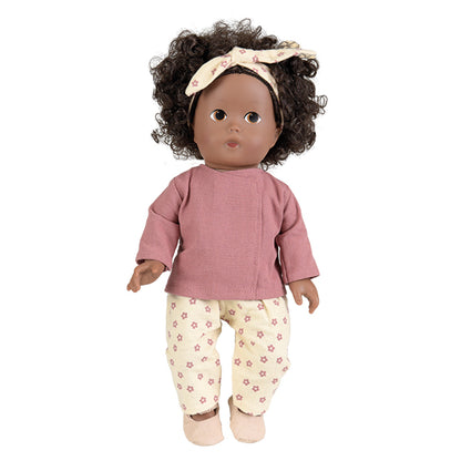 Poupée à habiller Naomi Egmont Toys avec cheveux crépus, vêtements amovibles et bandeau assorti pour enfant.