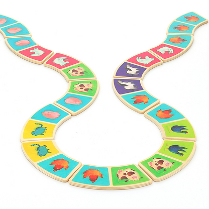 FARM WOODEN DOMINOES