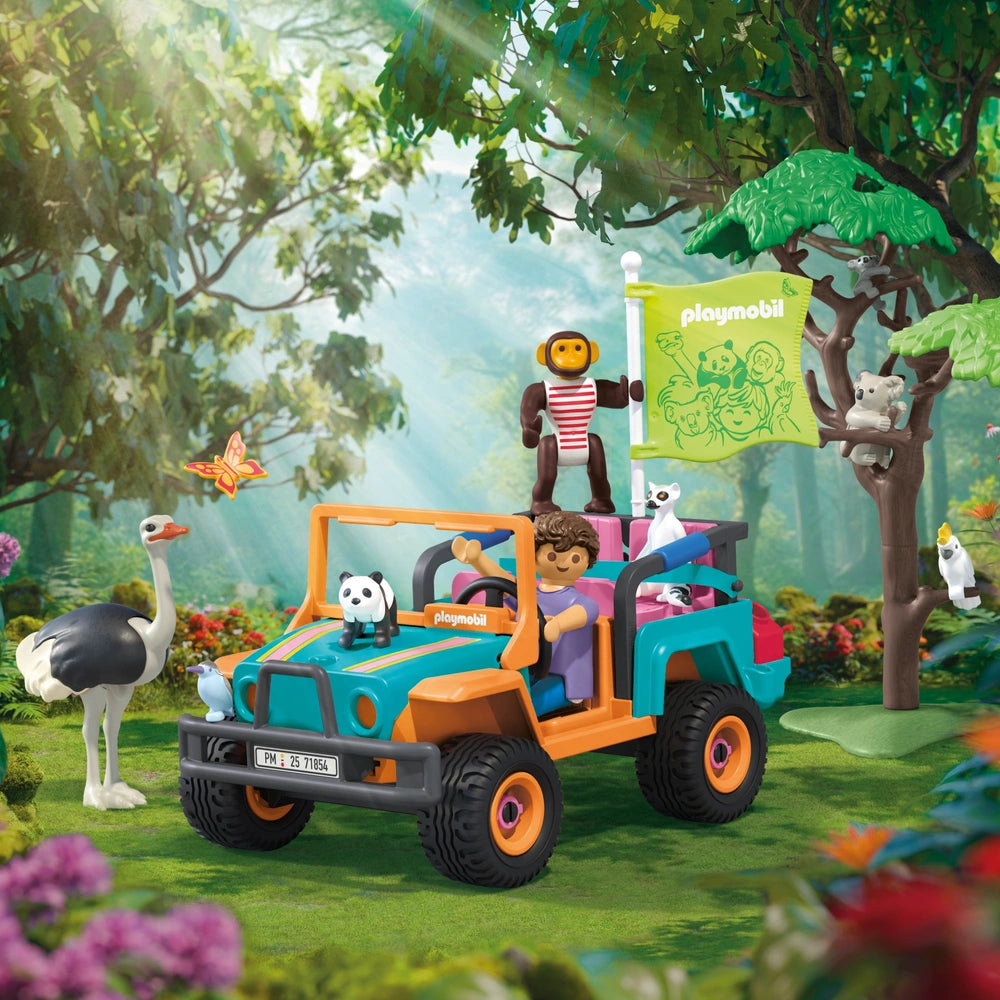 PROMENADE EN TOUT-TERRAIN COLORÉ "ANIMALS & FRIENDS"