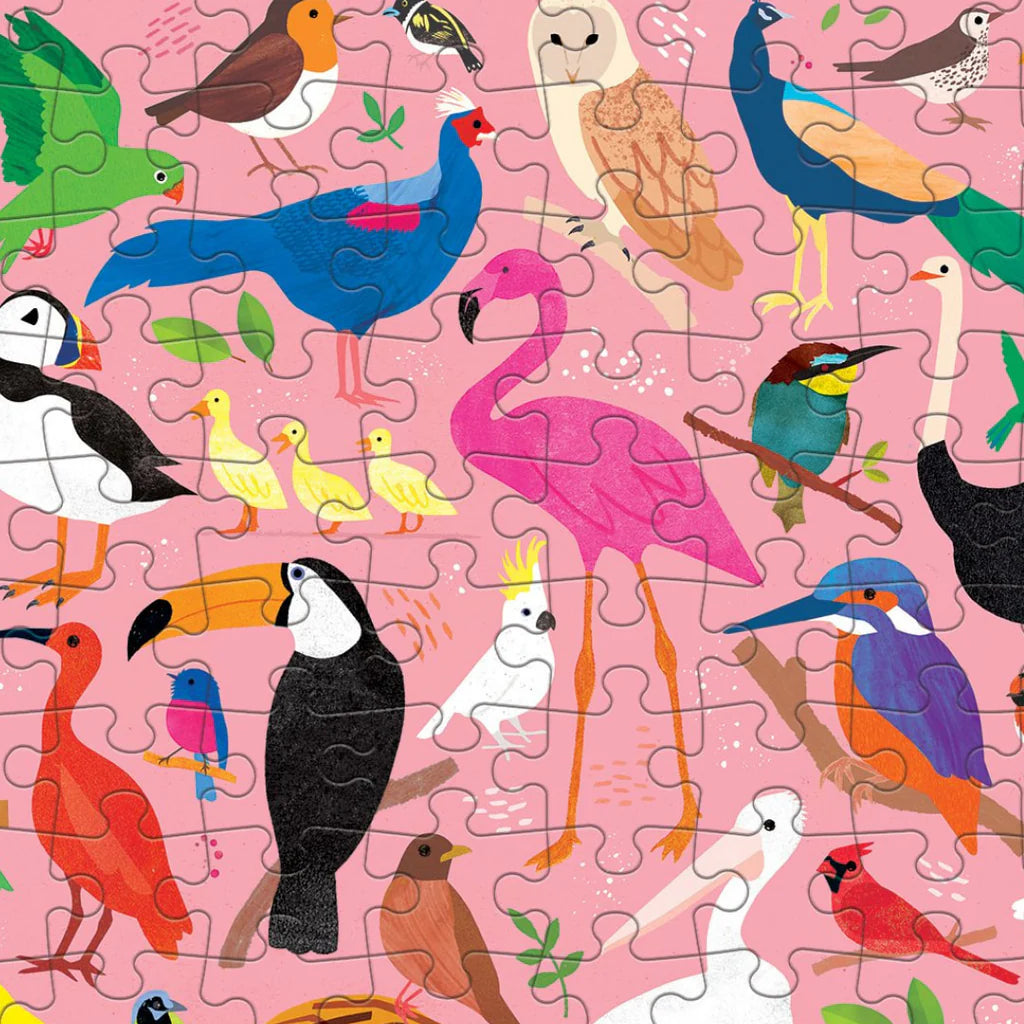 DOUBLE SIDED BIRDS AND INSECTS PUZZLE 100 PCS