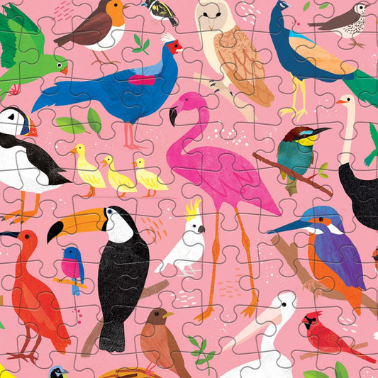 DOUBLE SIDED BIRDS AND INSECTS PUZZLE 100 PCS