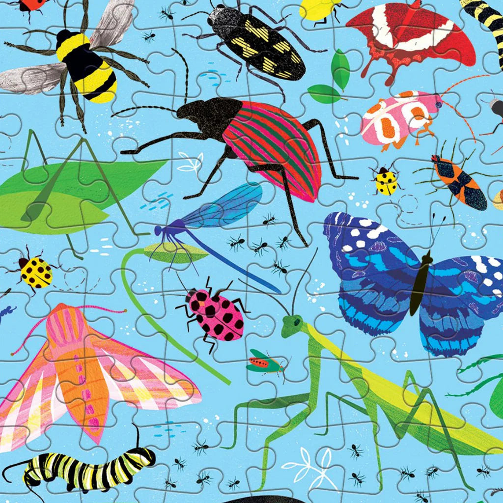 DOUBLE SIDED BIRDS AND INSECTS PUZZLE 100 PCS